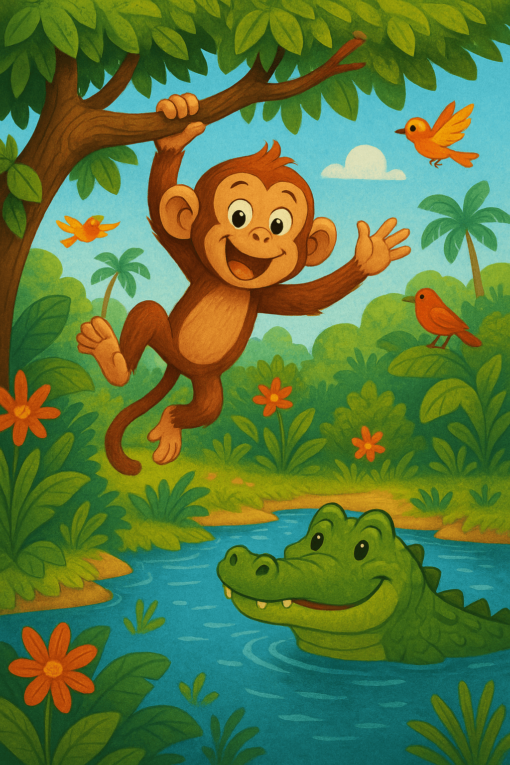 Momo and Crocky's Jungle Picnic cover