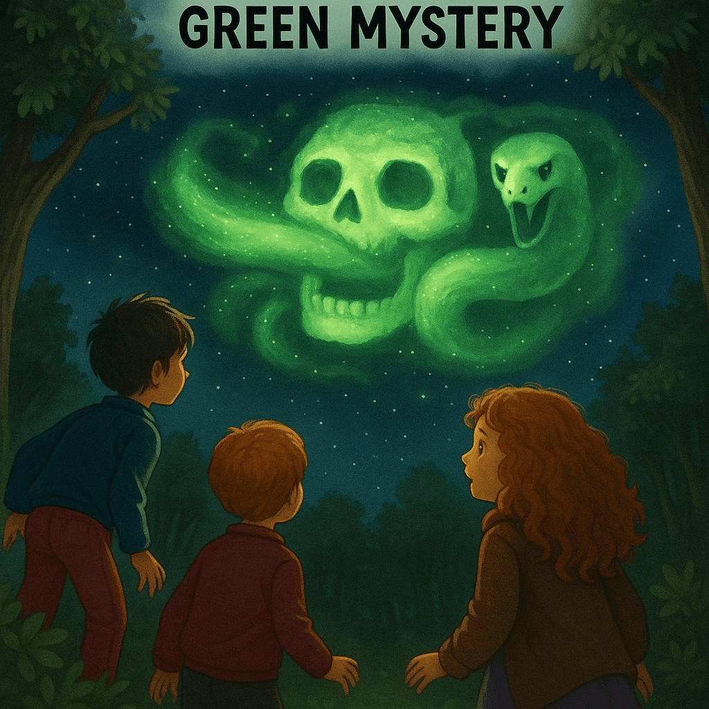 The Glowing Green Mystery cover